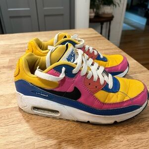 Size 4.5Y (GS) - Nike Air Max 90 Low Multi-Color Youth Rare